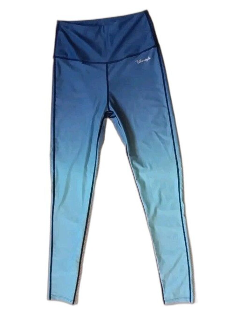 UBESTYLE Women's Blue UPF 50+ UV Protection Active Leggings Size Medium